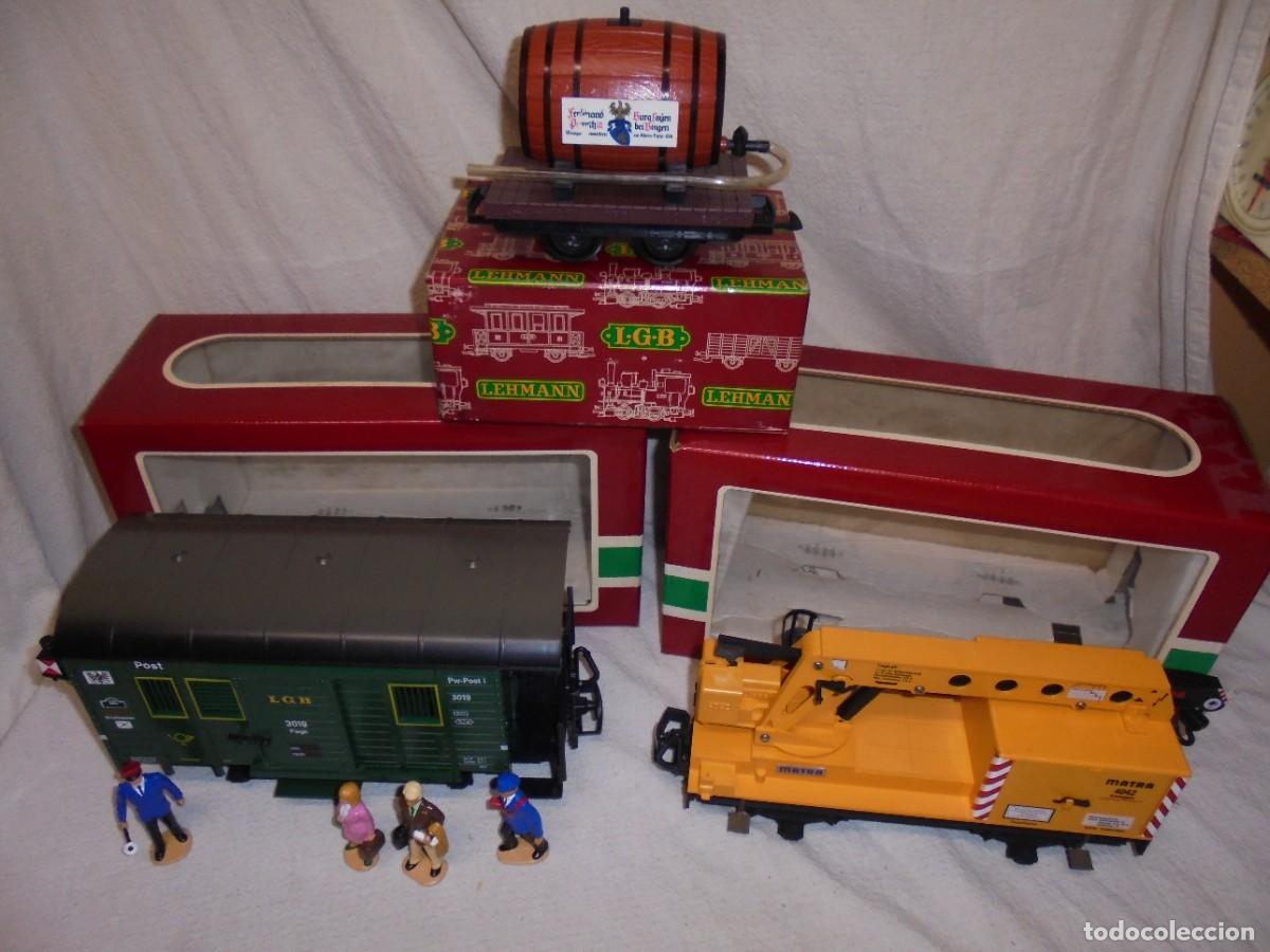 Trenes escala: Magnificos 3 vagones L.G.B. LEHMANN