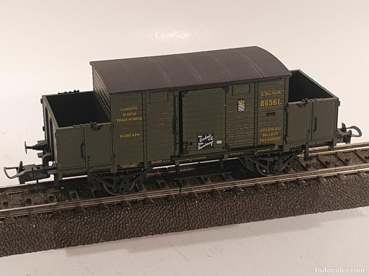Trenes escala: TRIX escala h0 1/87 vag&oacute;n mercanc&iacute;as