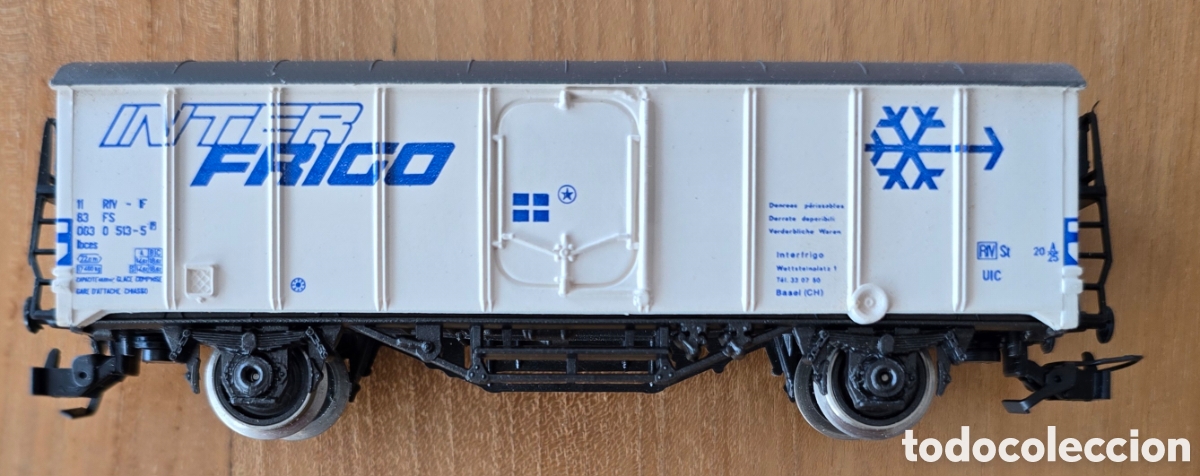 Trenes escala: Furg&oacute;n refrigerado Rivarossi H0 - Foto 2