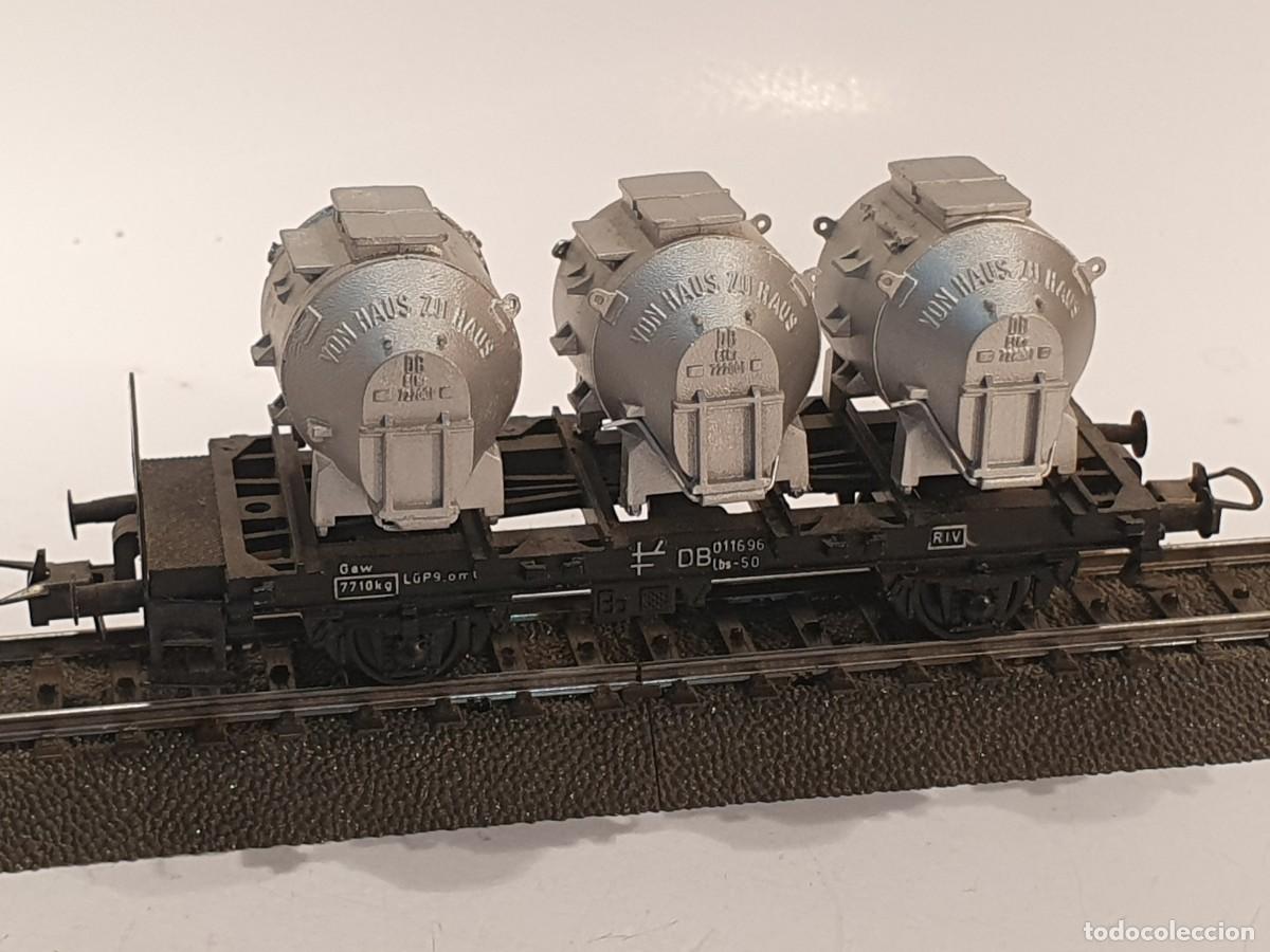 Trenes escala: TRIX escala h0 1/87 vag&oacute;n mercanc&iacute;as