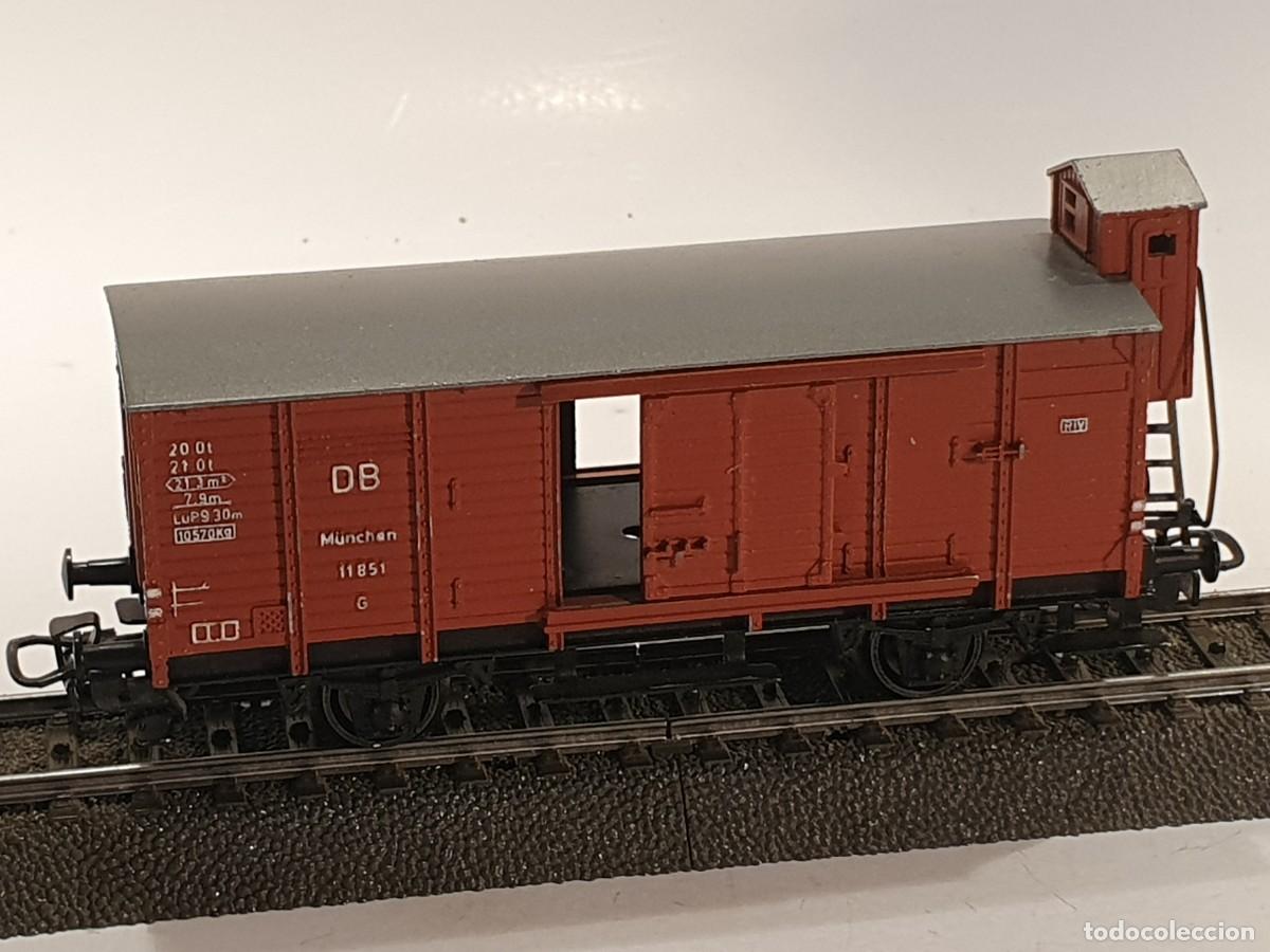 Trenes escala: TRIX escala h0 1/87 vag&oacute;n mercanc&iacute;as