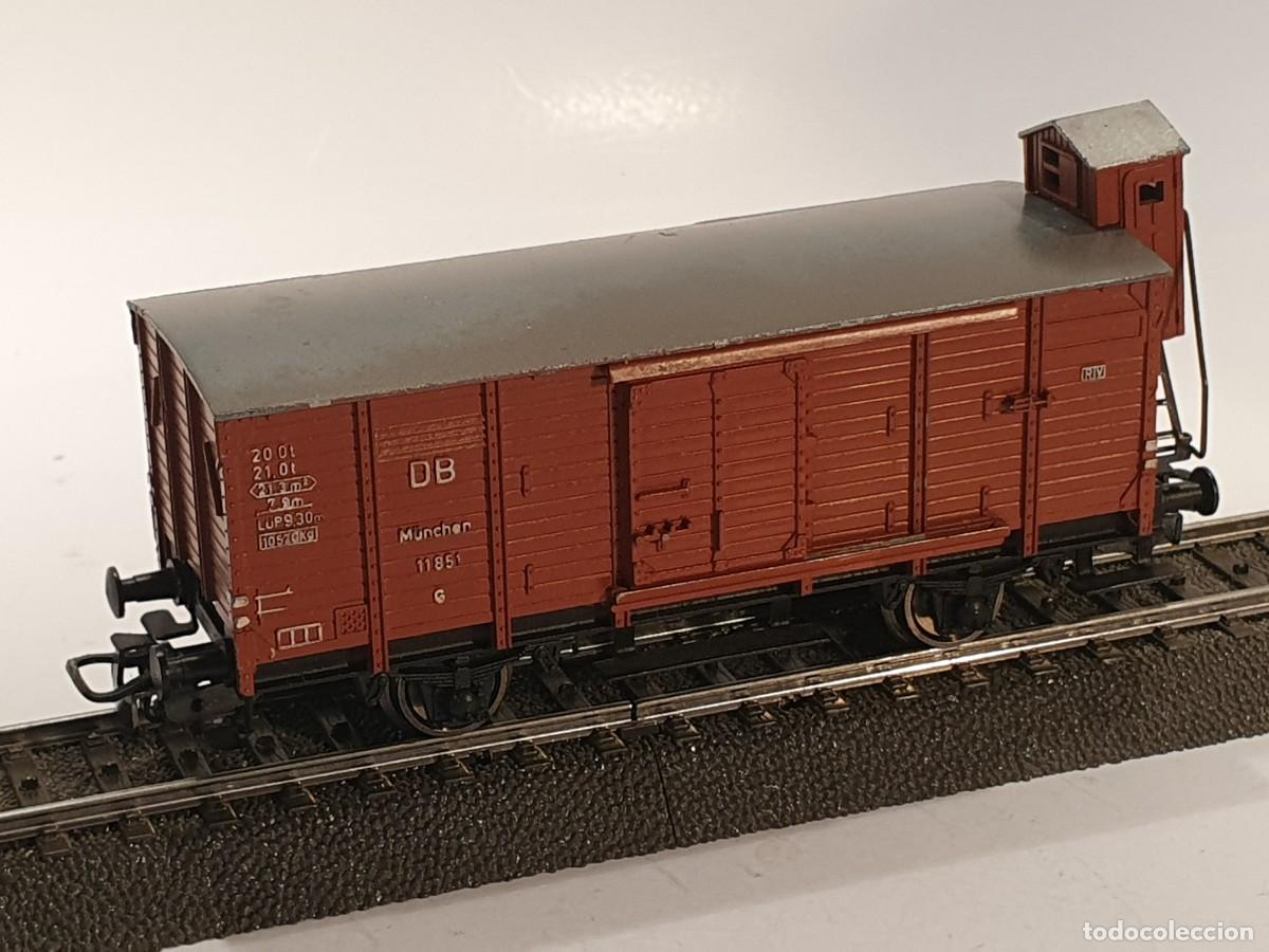 Trenes escala: TRIX escala h0 1/87 vag&oacute;n mercanc&iacute;as