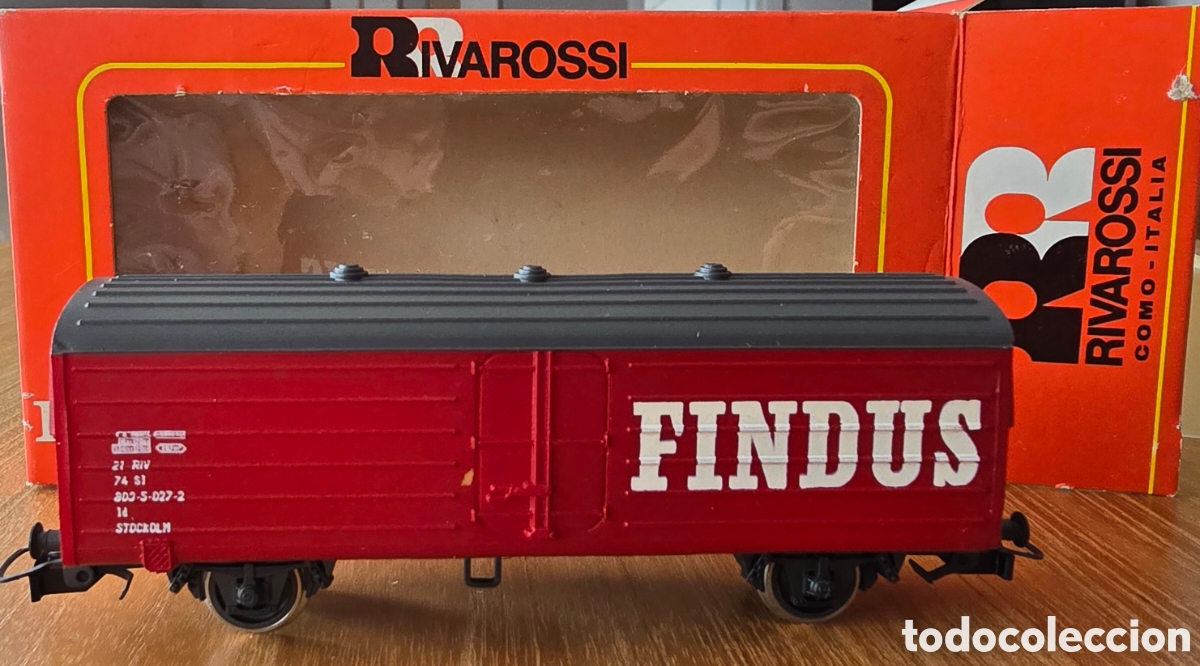 Trenes escala: Vag&oacute;n refrigerado Rivarossi - Foto 3