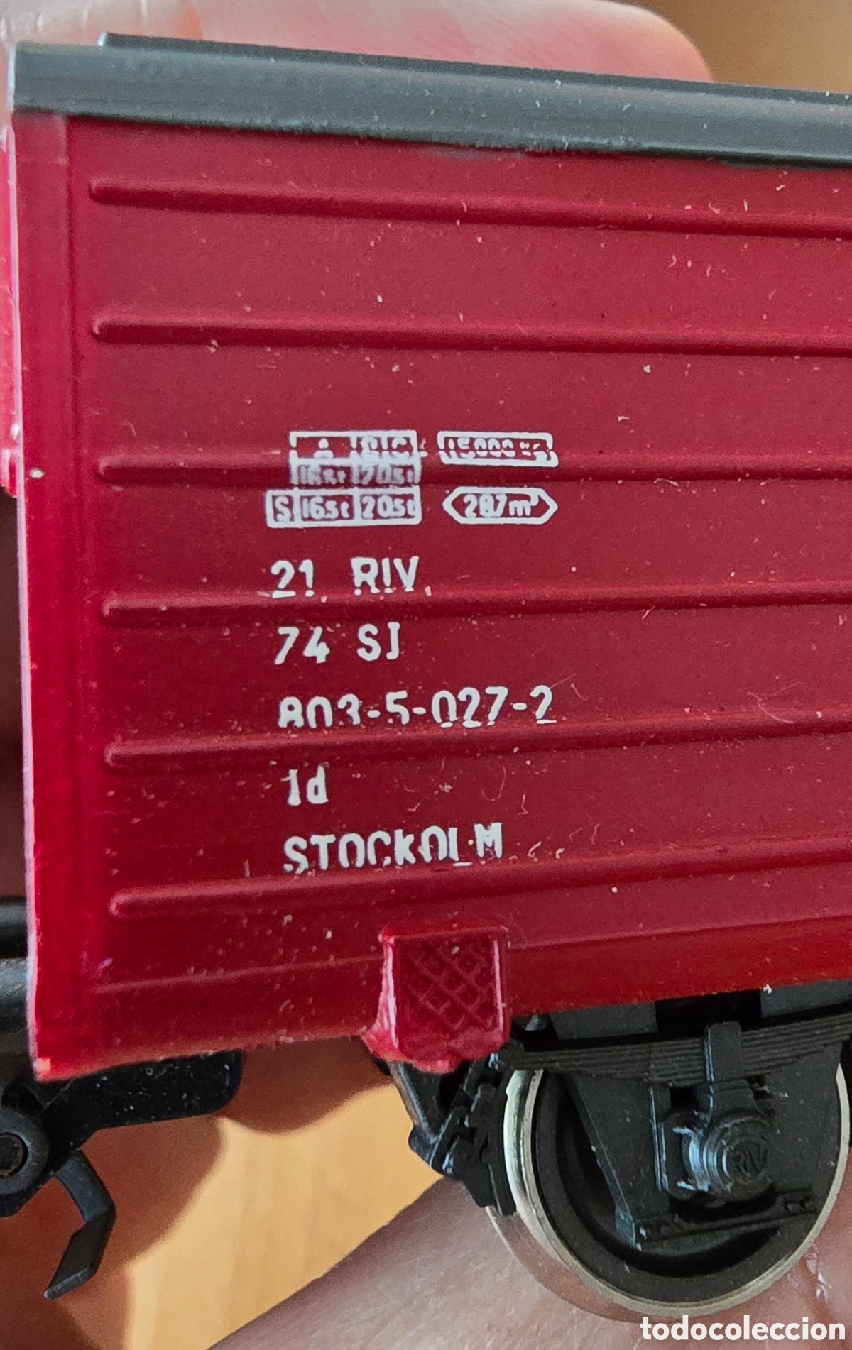 Trenes escala: Vag&oacute;n refrigerado Rivarossi - Foto 8