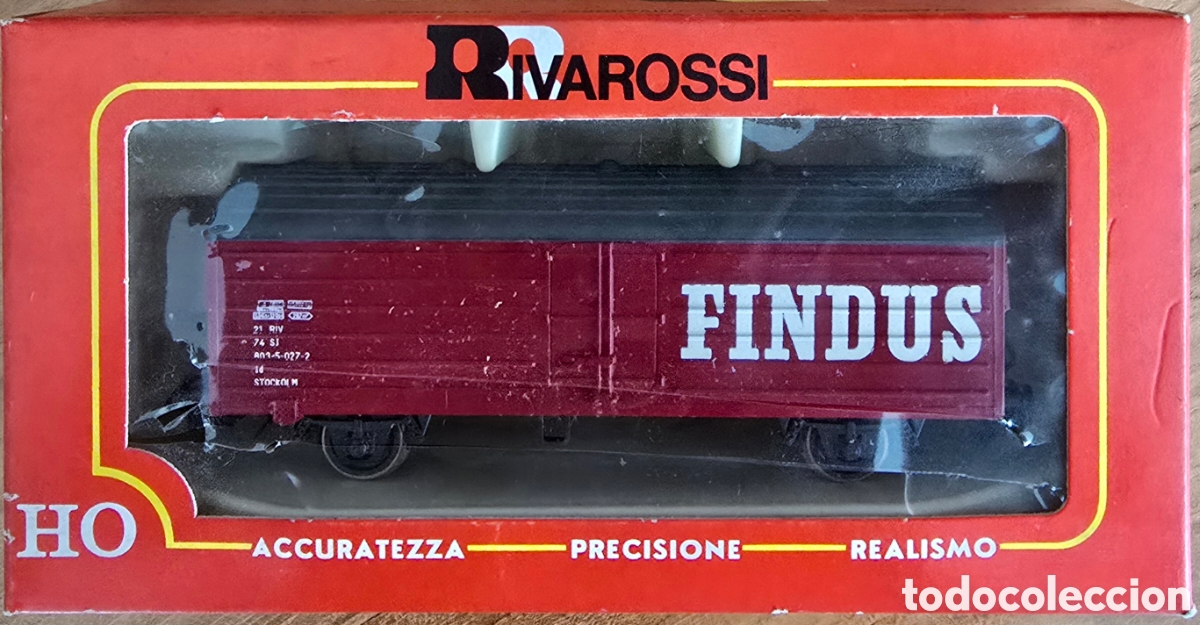 Trenes escala: Vag&oacute;n refrigerado Rivarossi