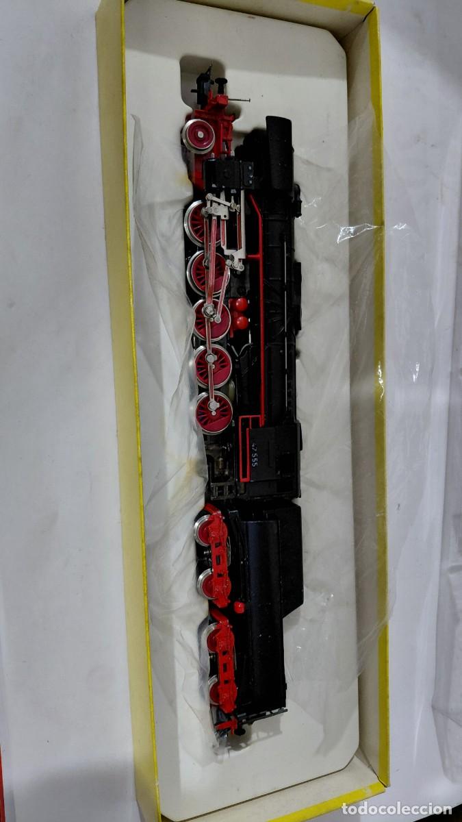 Trenes escala: Locomotora vapor TRIX DB BR 52 HO CC DC