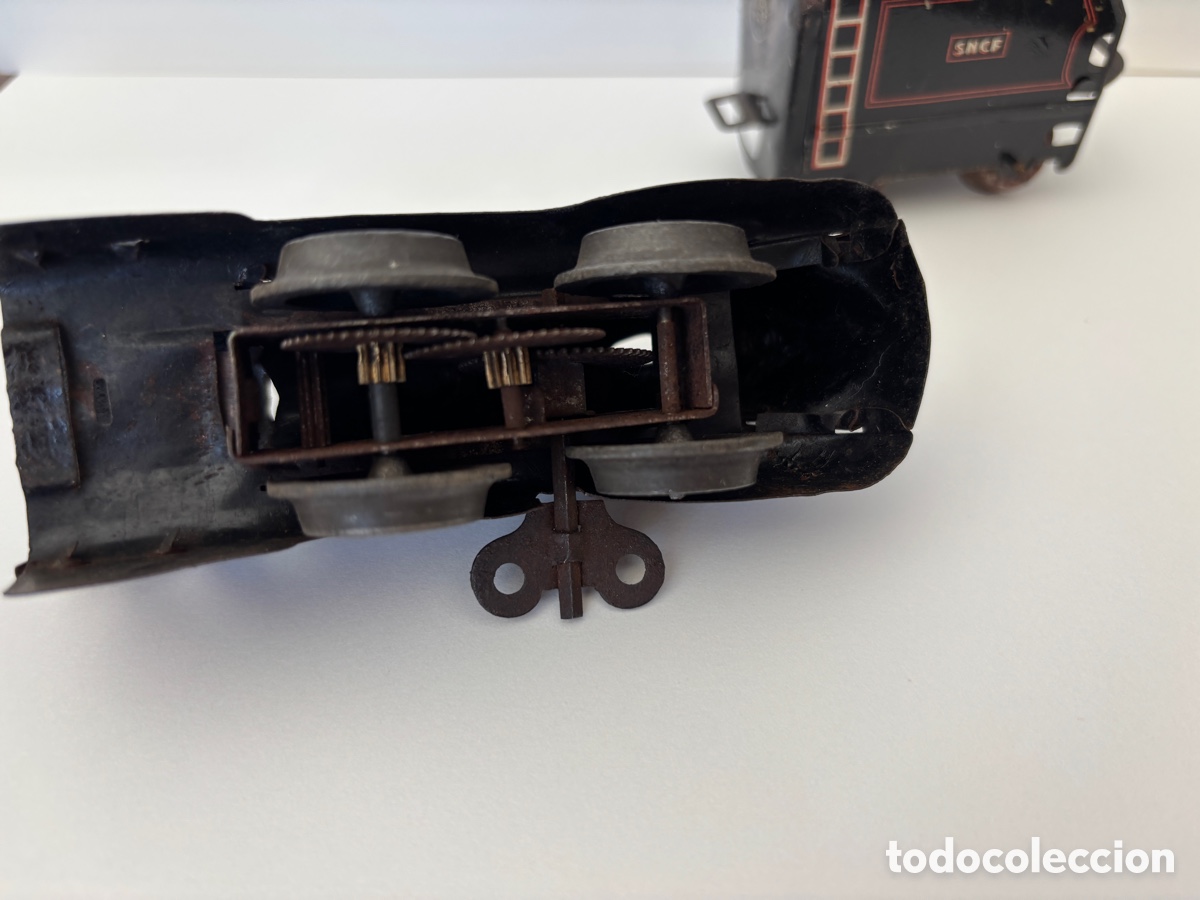 Trenes escala: Locomotora de lata a cuerda - Foto 7