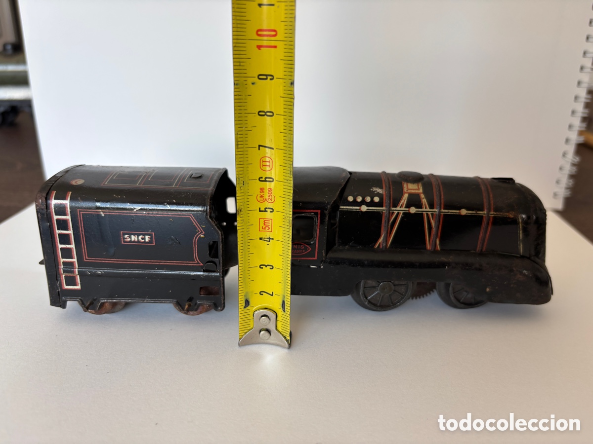 Trenes escala: Locomotora de lata a cuerda - Foto 11
