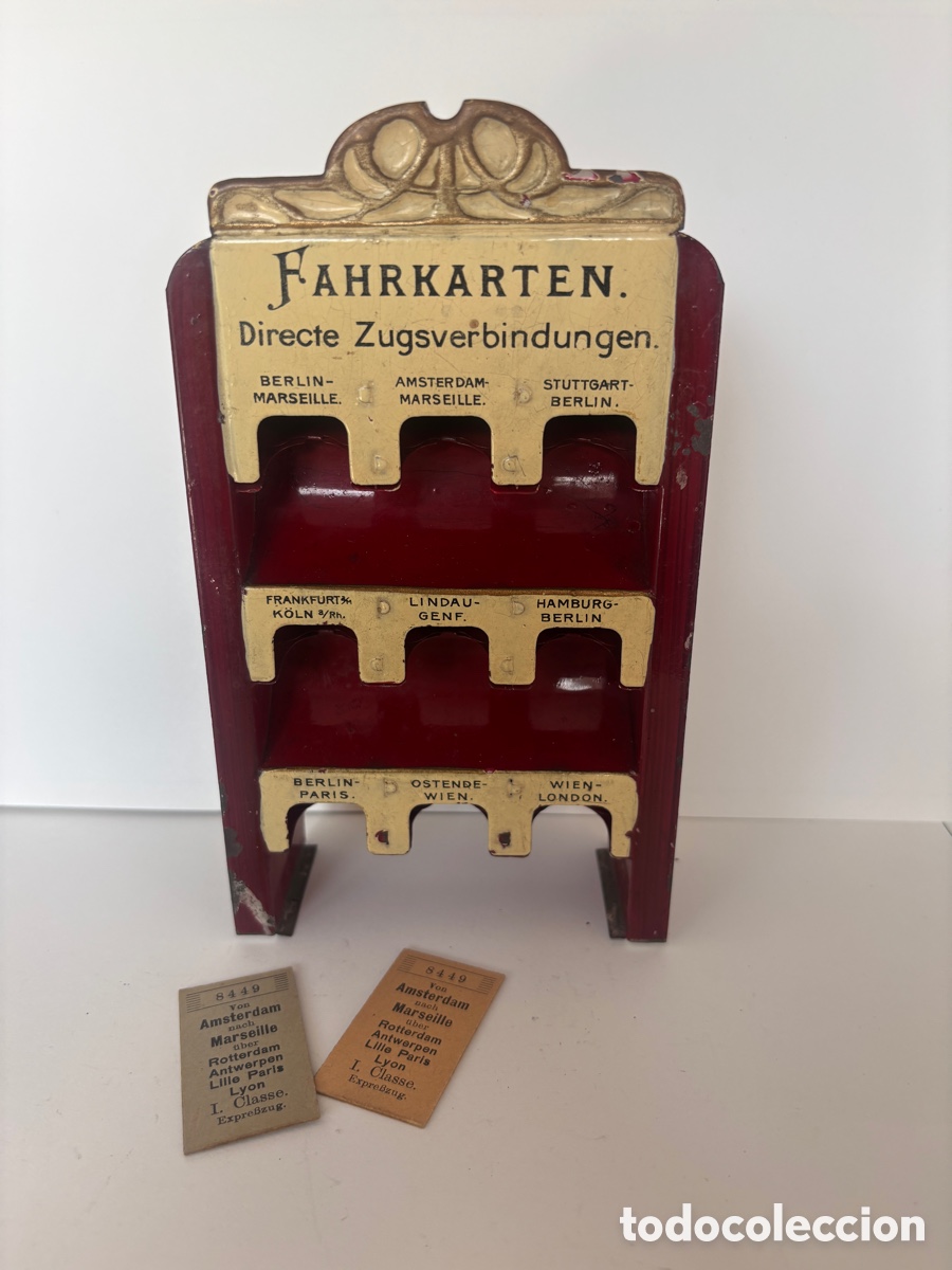 Scale Trains: Buz&oacute;n/ expositor de billetes para maqueta