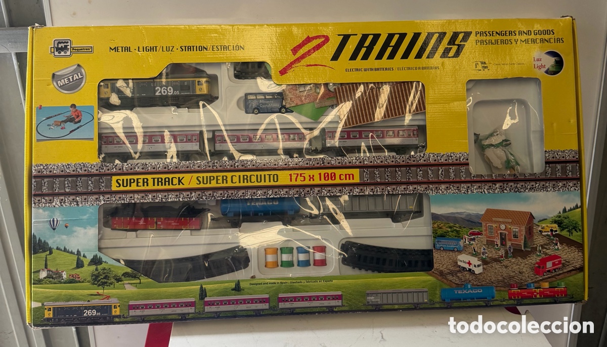 Trenes escala: Tren Pequetren Super Circuito 175x100cm