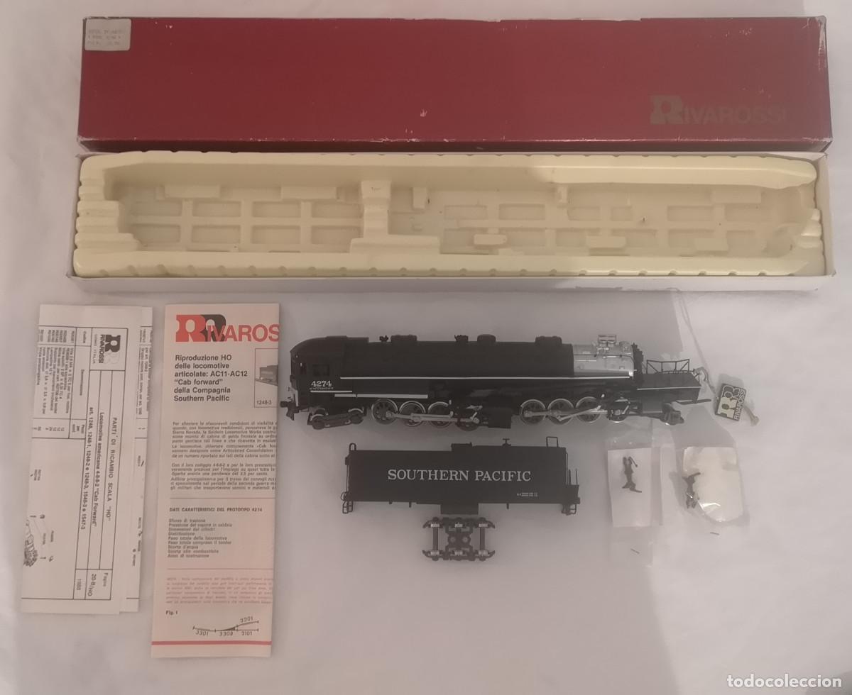 Trenes escala: RIVAROSSI HO LOCOMOTORA 1248-3 CAB FORWARD SOUTHERN PACIFIC 4274 &iexcl;NUEVA!
