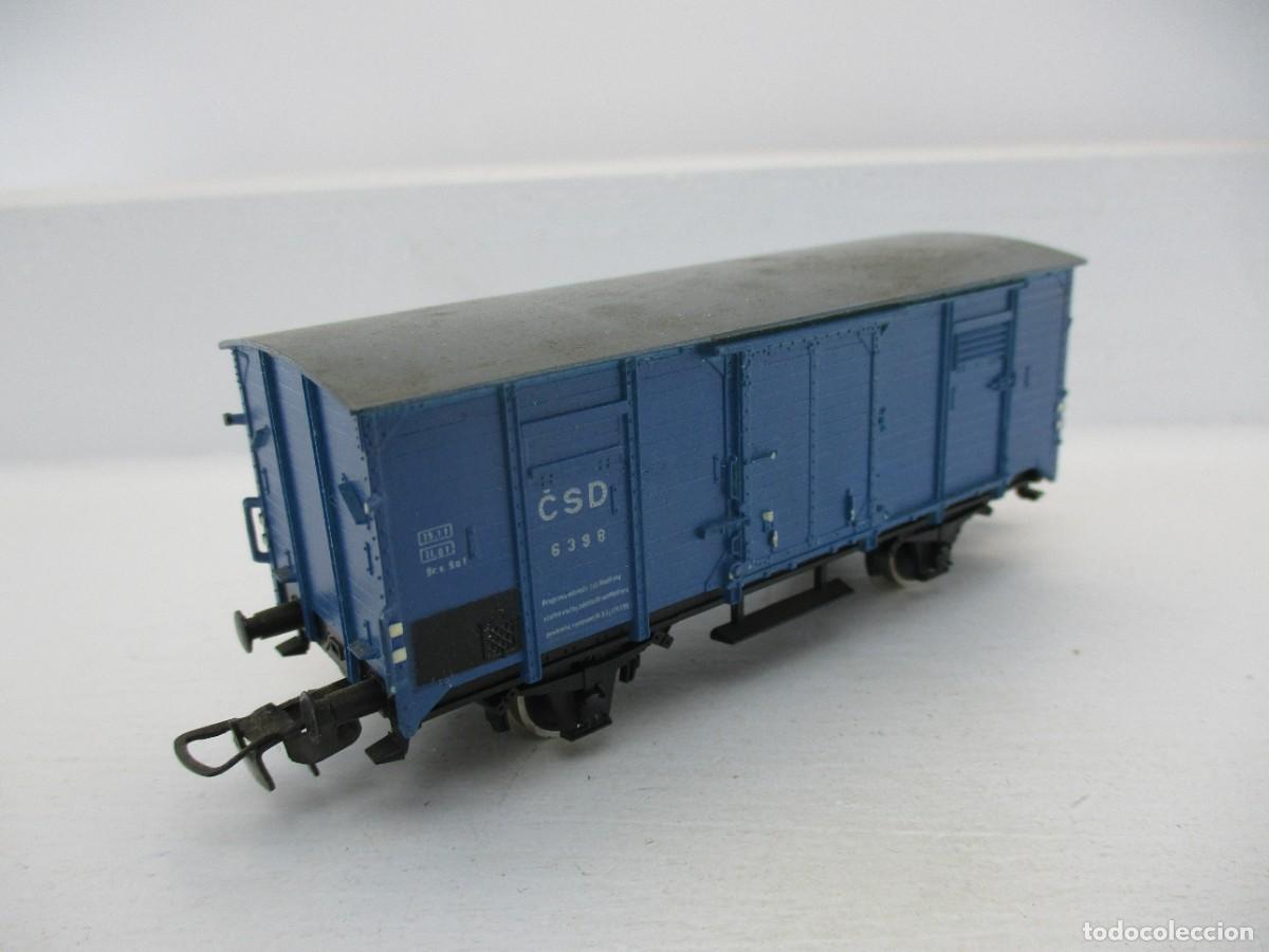Trenes escala: VAGON MERCANCIA ESCALA HO REF A10 - Foto 2