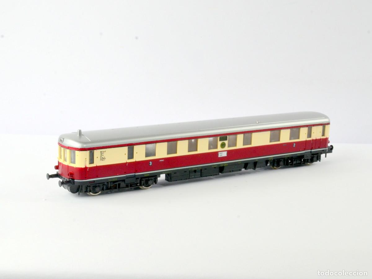 Trenes escala: Piko Trenes Escala H0 CC Automotor BR185 DR &rdquo;Verbrennungstriebwagen&rdquo; Impecable con Caja Or. RDA DDR