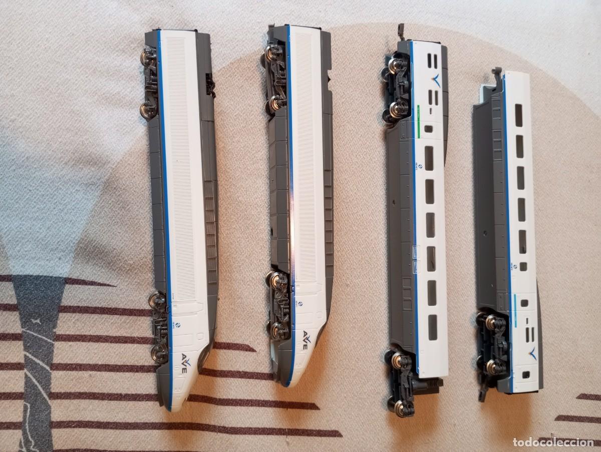 Trenes escala: tren A.V.E blanco en muy buen estado sin faltas ni roturas (sin caja ) solo el tren