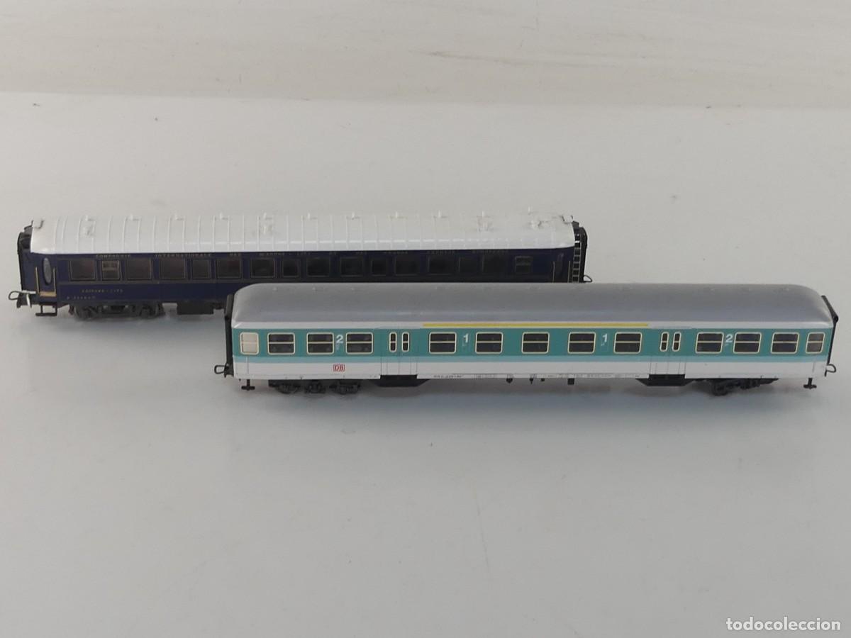 Trenes escala: CONJUNTO DE 2 VAGONES DE ESCALA H0