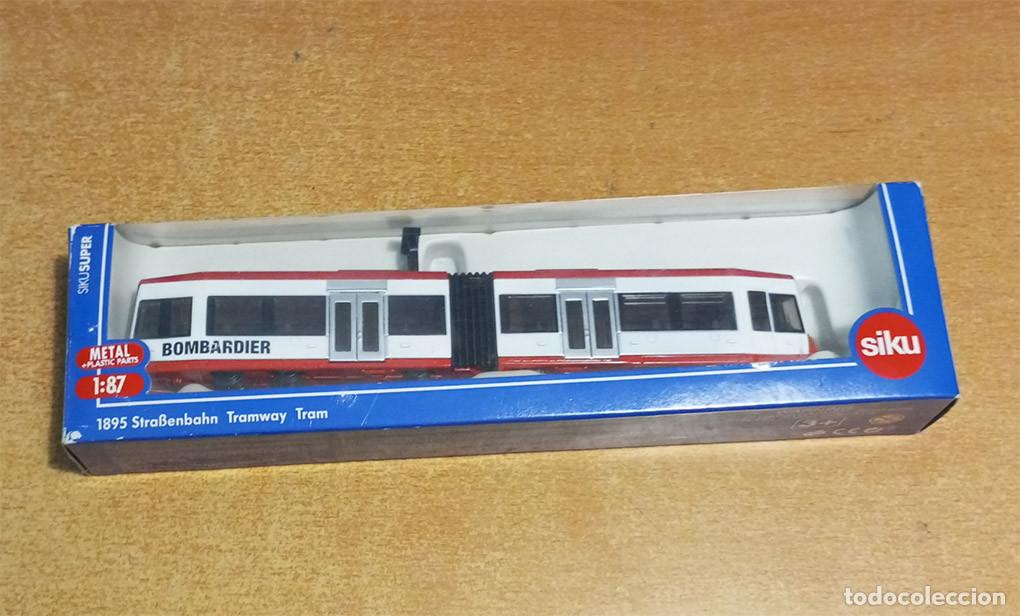 Trenes escala: Maqueta de tranv&iacute;a Bombardier (Stra&szlig;enbahn) de Siku a 1/87