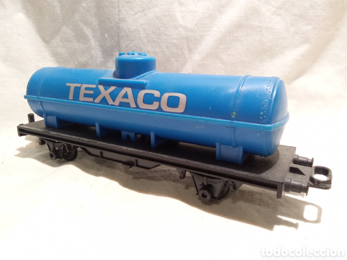 Trenes escala: VAG&Oacute;N CISTERNA DE TEXACO H0 PEQUETREN