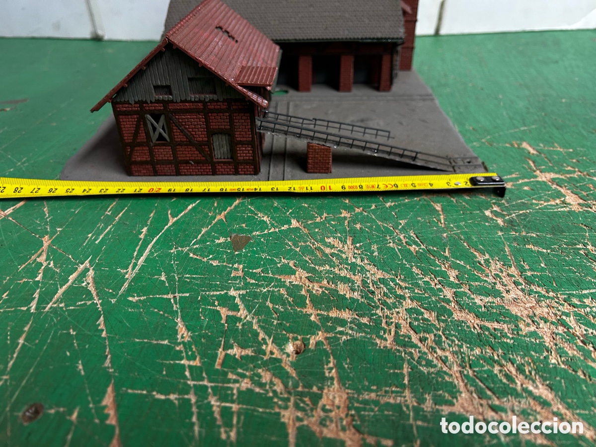 Trenes escala: AHM EDIFICO DE LADRILLOS ABANDONADOS ESCALA HO - Foto 5