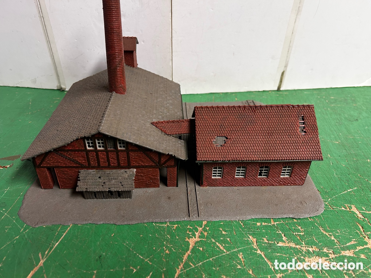 Trenes escala: AHM EDIFICO DE LADRILLOS ABANDONADOS ESCALA HO - Foto 6