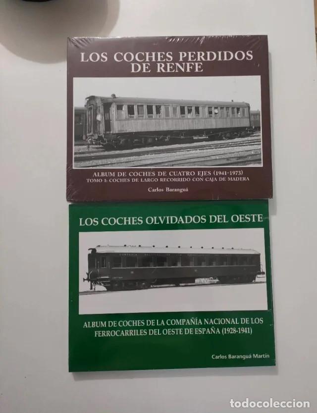 Trenes escala: Dos libros precintados de trenes antiguos