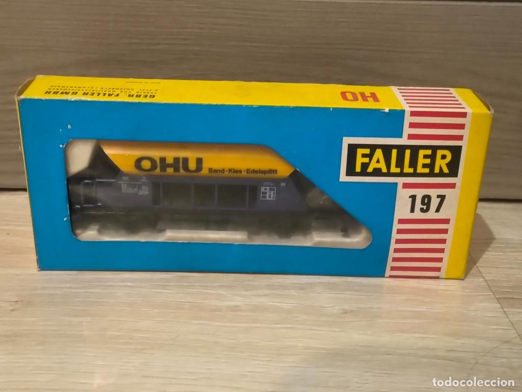 Trenes escala: VAGON TREN FALLER H0 197 NUEVO EN SU CAJA MADE IN GERMANY