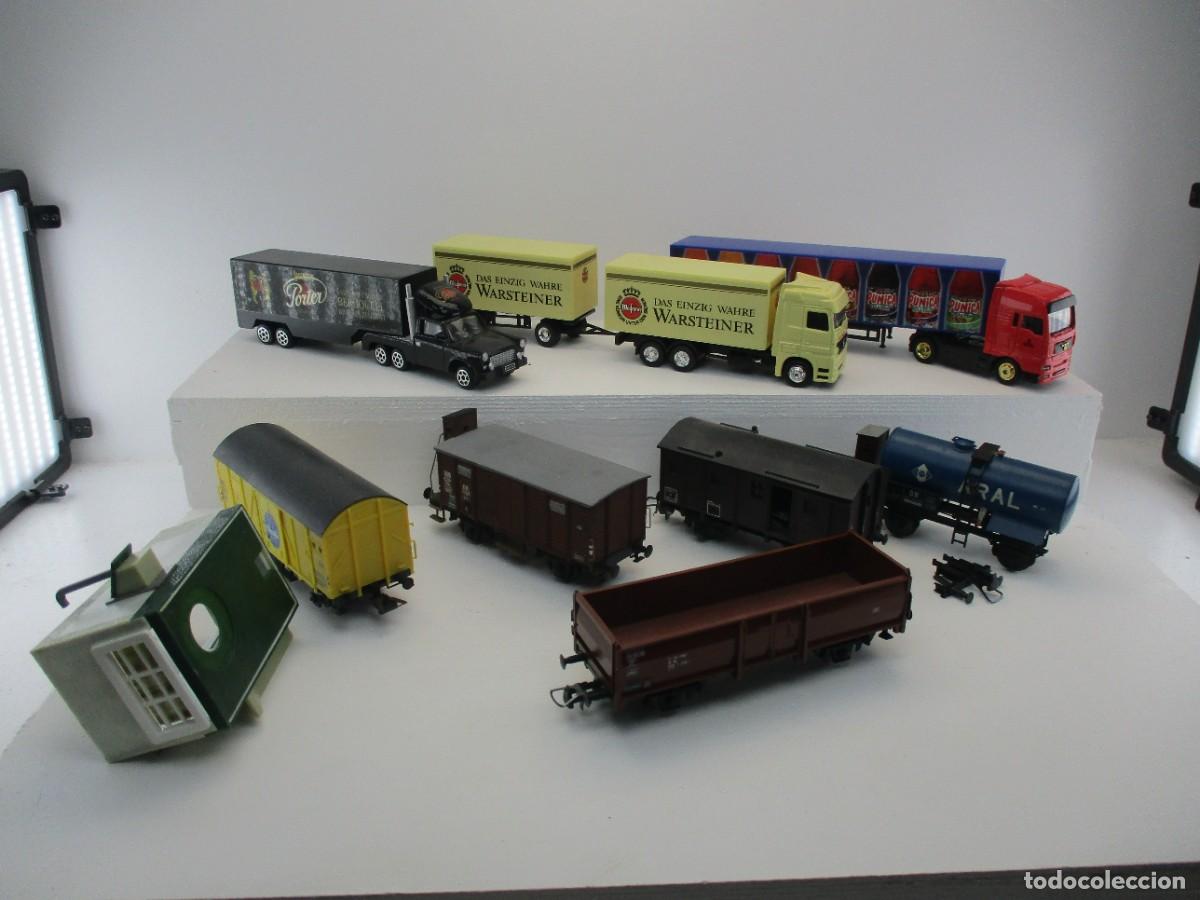 Trenes escala: LOTE DE ARTICULOS DEFECTUOSOS PARA REPUESTOS RECAMBIOS REF LIBR