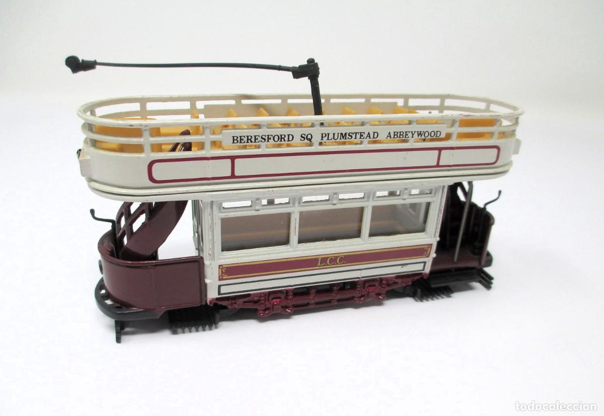 Trenes escala: Tranv&iacute;a Kerr Type Tram de Corgi - 12,5 cm de largo - Metal