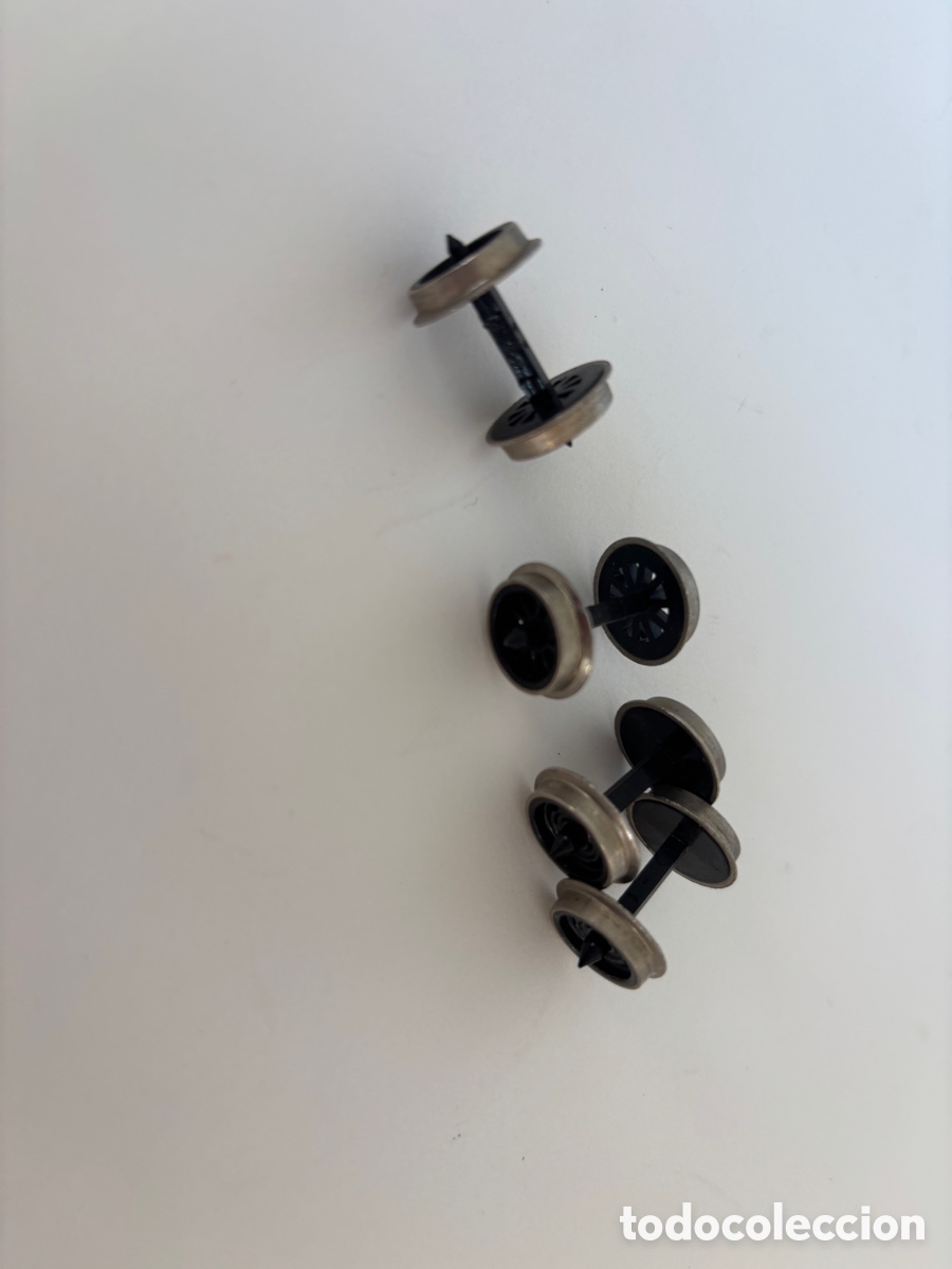 Trenes escala: Ruedas para vagones H0 - Foto 3