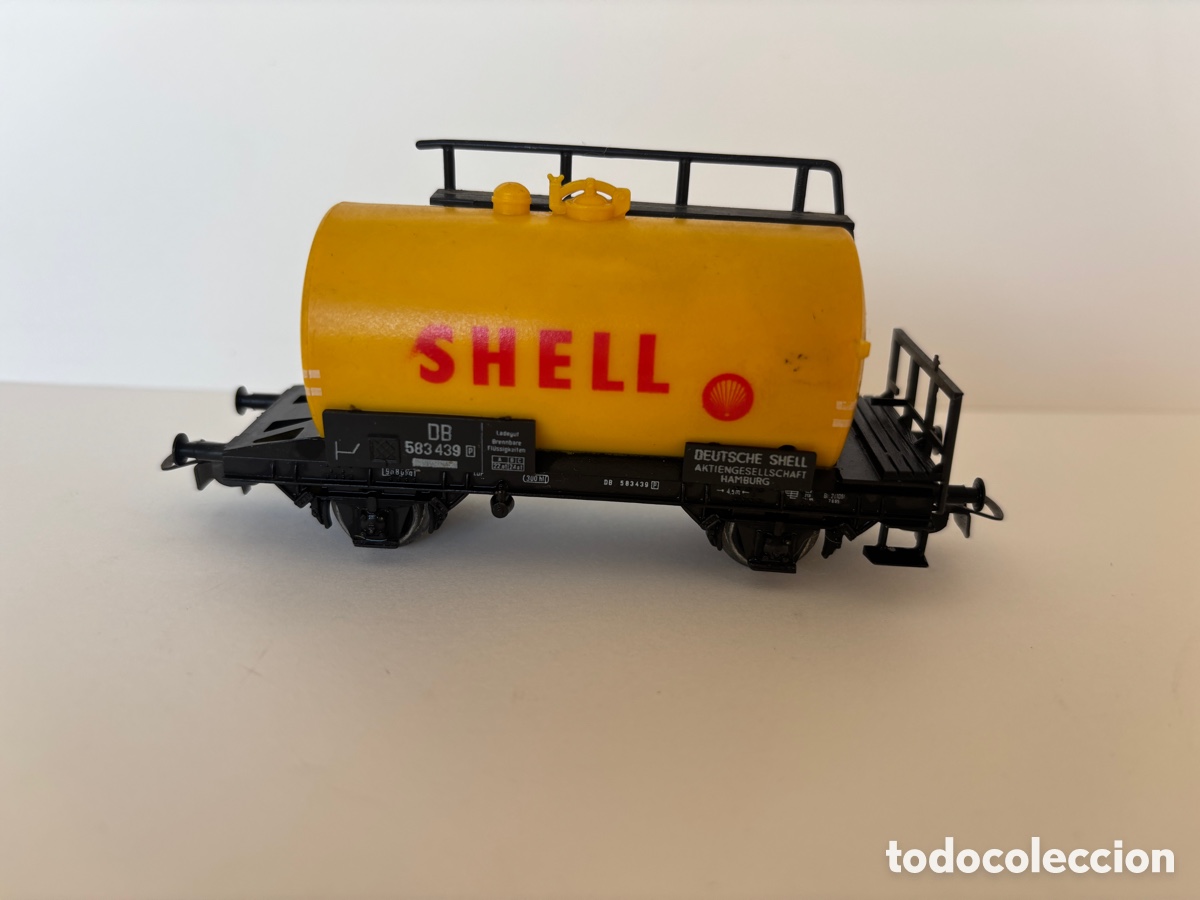 Trenes escala: Vag&oacute;n Shell escala H0 - Foto 5