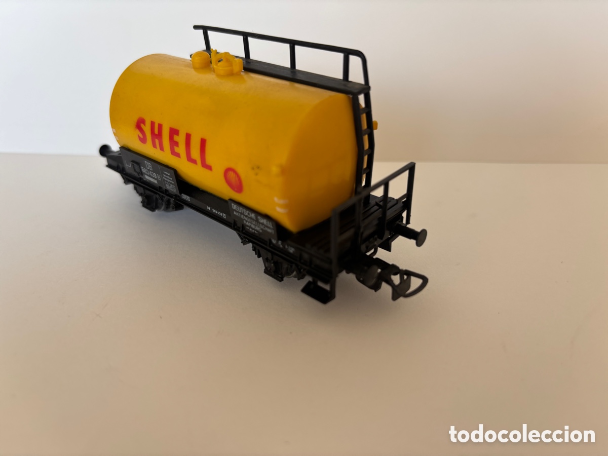 Trenes escala: Vag&oacute;n Shell escala H0 - Foto 6