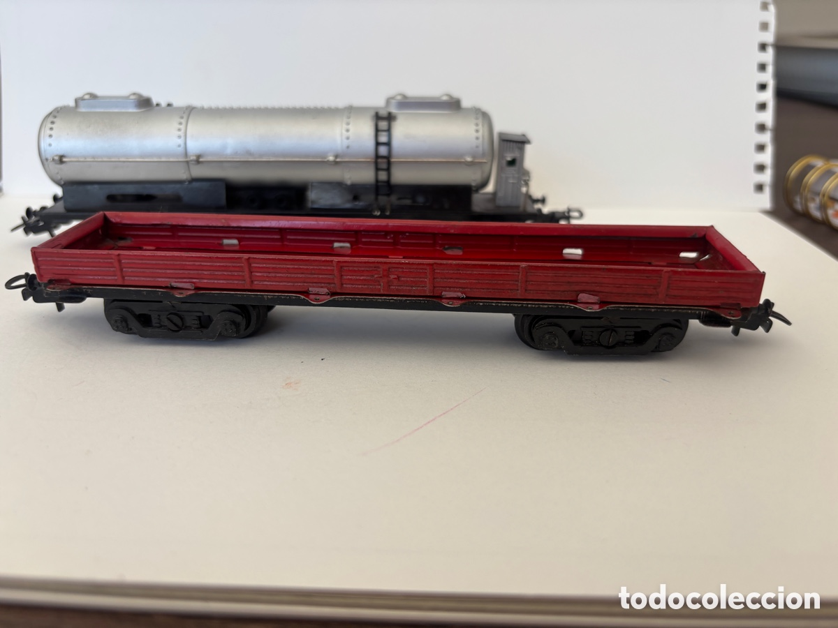 Trenes escala: Vagones cisterna y carga H0 - Foto 2