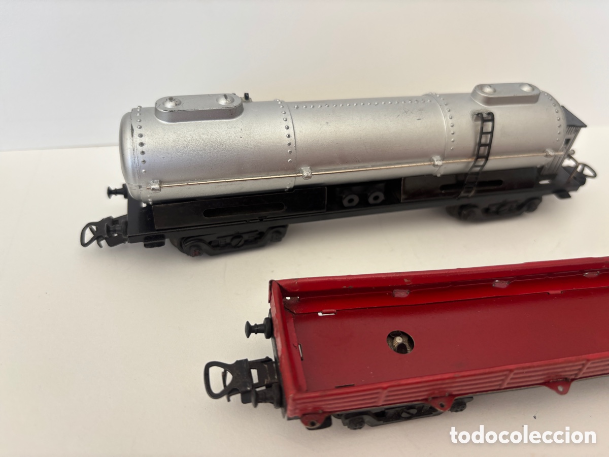 Trenes escala: Vagones cisterna y carga H0 - Foto 3