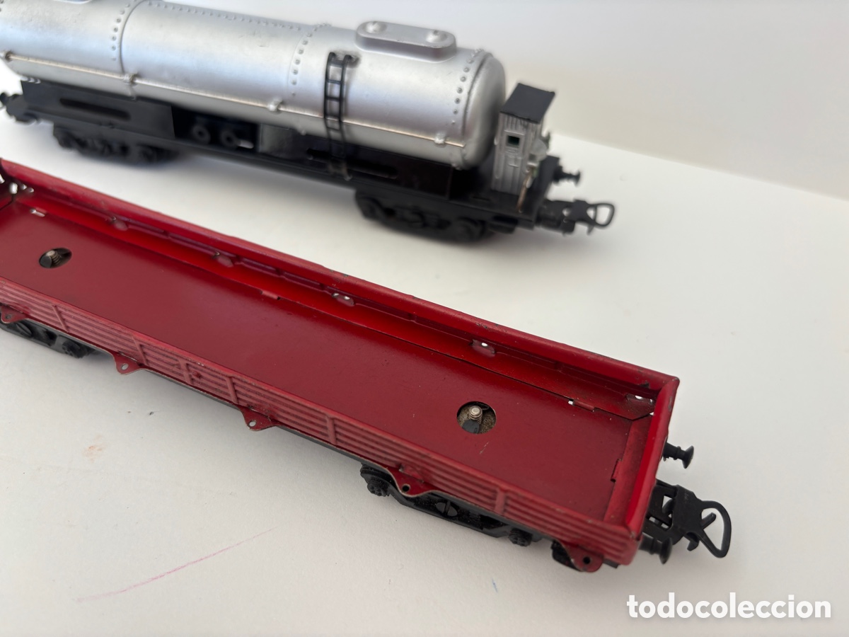 Trenes escala: Vagones cisterna y carga H0 - Foto 4