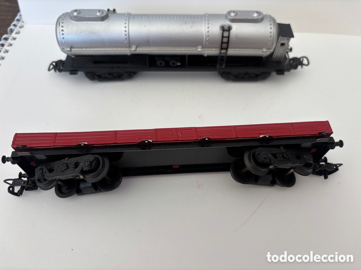 Trenes escala: Vagones cisterna y carga H0 - Foto 5
