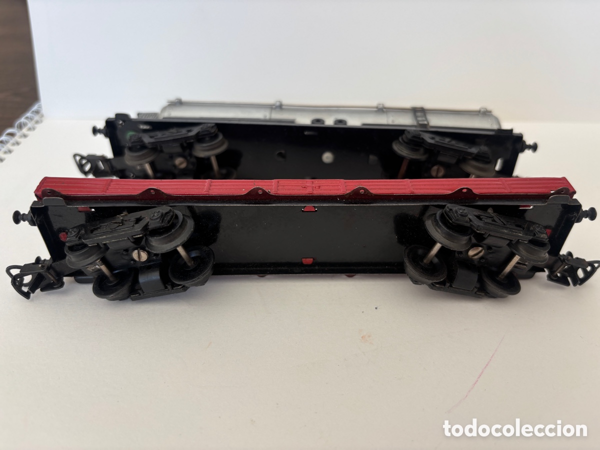 Trenes escala: Vagones cisterna y carga H0 - Foto 8