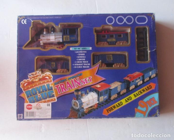 Trenes escala: JUEGO TREN ROYAL BLUE - A&Ntilde;OS 80