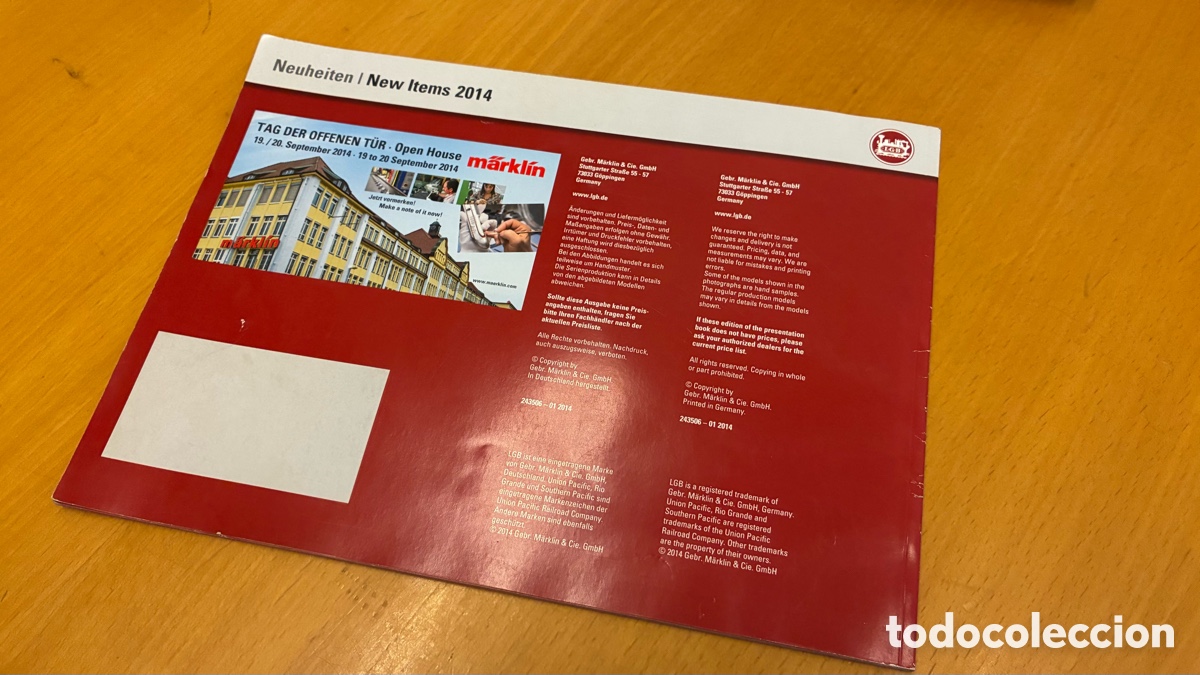 Trenes escala: Cat&aacute;logo LGB - new items - 2014 - Foto 4