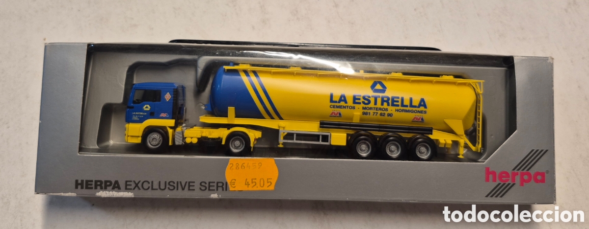 Trenes escala: Cami&oacute;n Cisterna Herpa La Estrella escala 1/87
