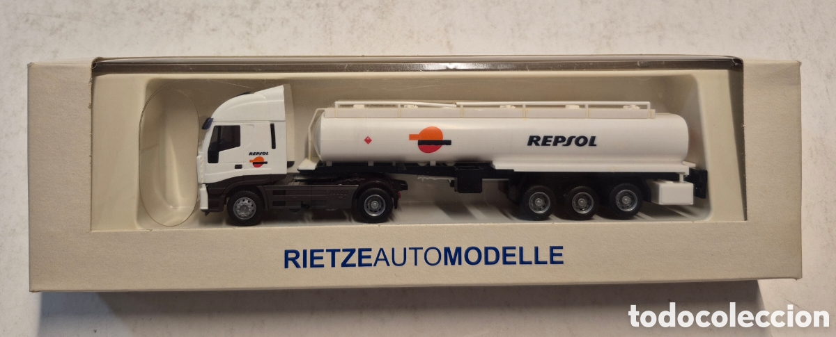 Trenes escala: Cami&oacute;n Cisterna Repsol Rietze 60851, escala 1/87