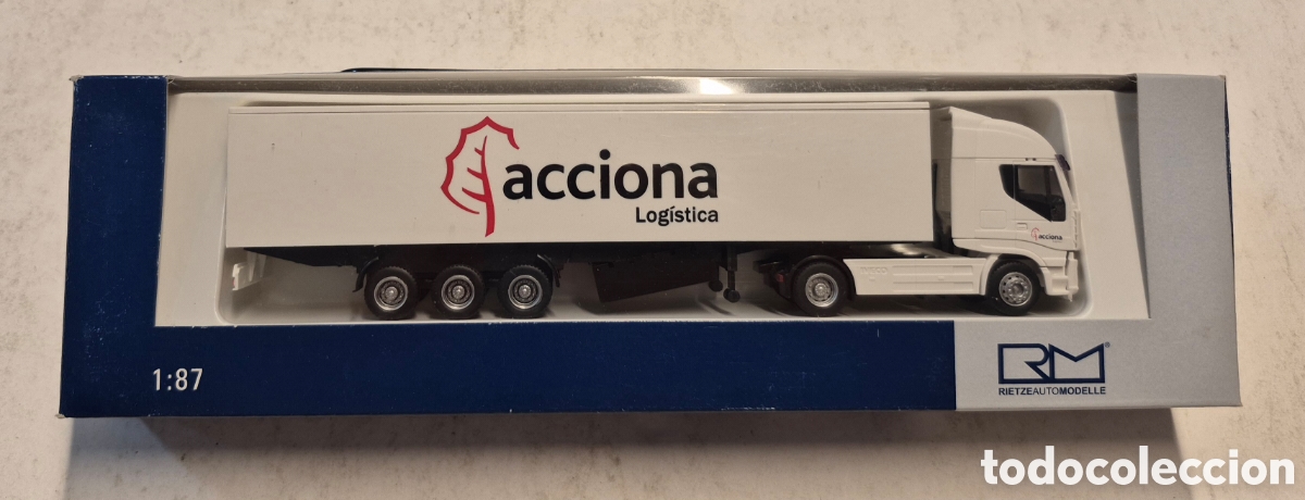 Trenes escala: Cami&oacute;n Iveco Acciona Log&iacute;stica Rietze 1:87, 60891