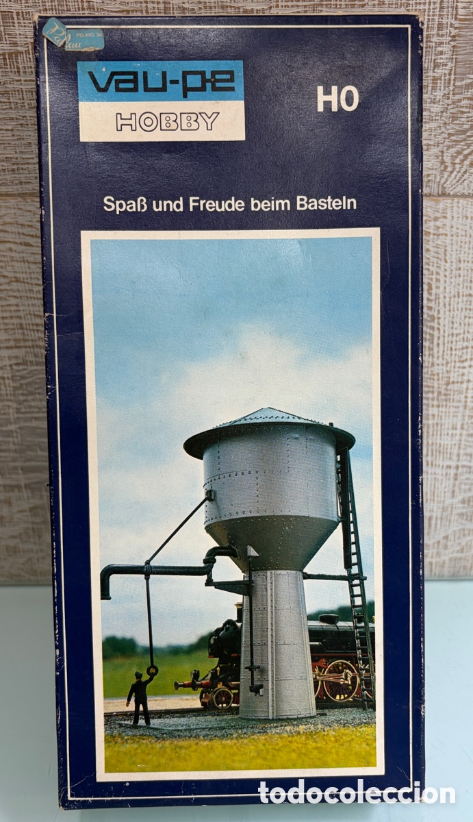 Trenes escala: VAU-PE 8215 torre de agua H0 &ndash; kit sin montar, completo, con caja e instrucciones