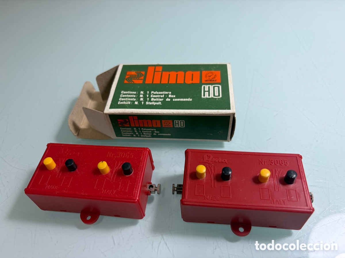 Trenes escala: 2 pupitres Lima 3065 H0 para desv&iacute;os &ndash; tren y ferrocarril &ndash; una caja original