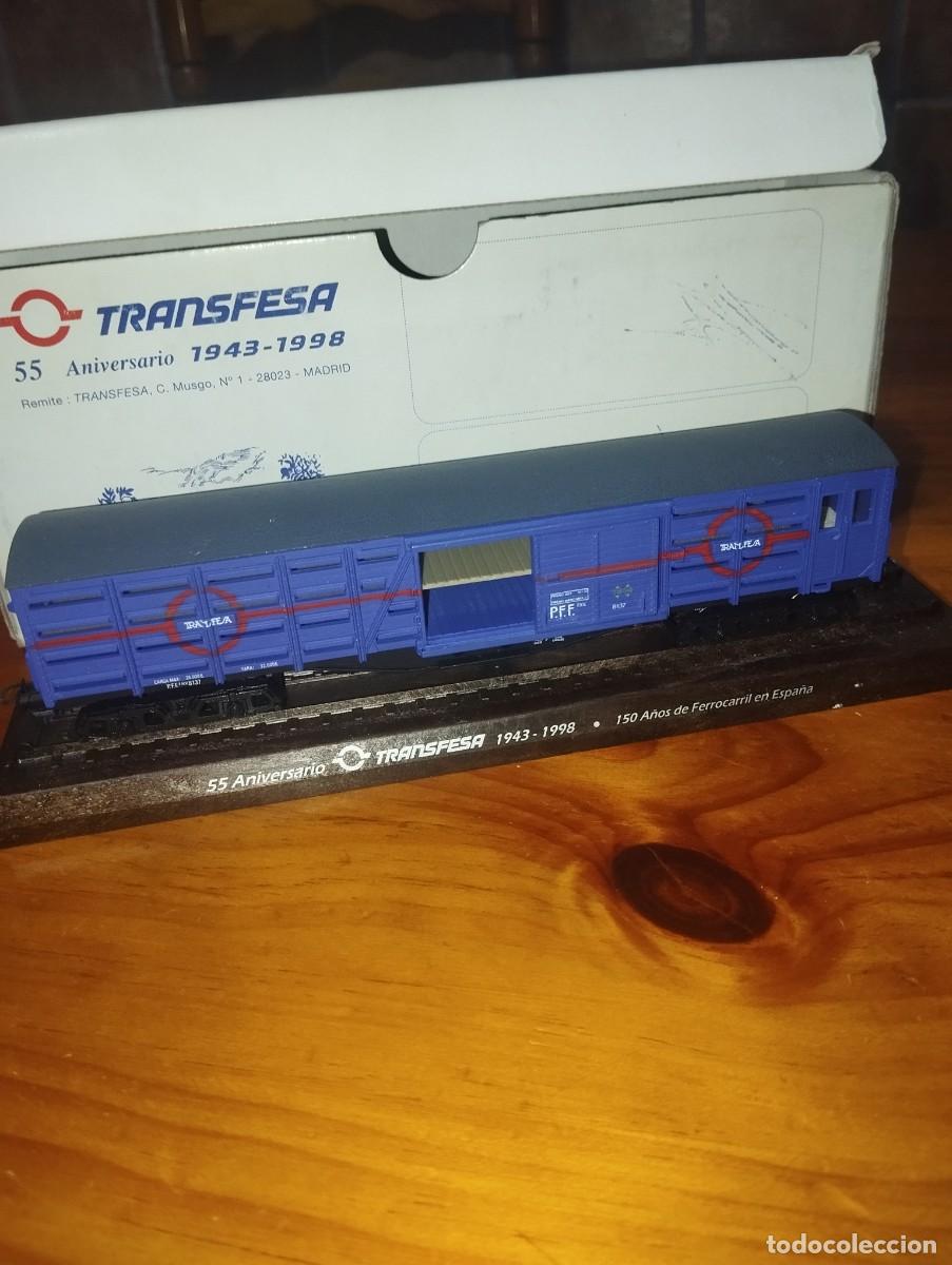 Trenes escala: Vag&oacute;n transfesa aniversario. - Foto 3