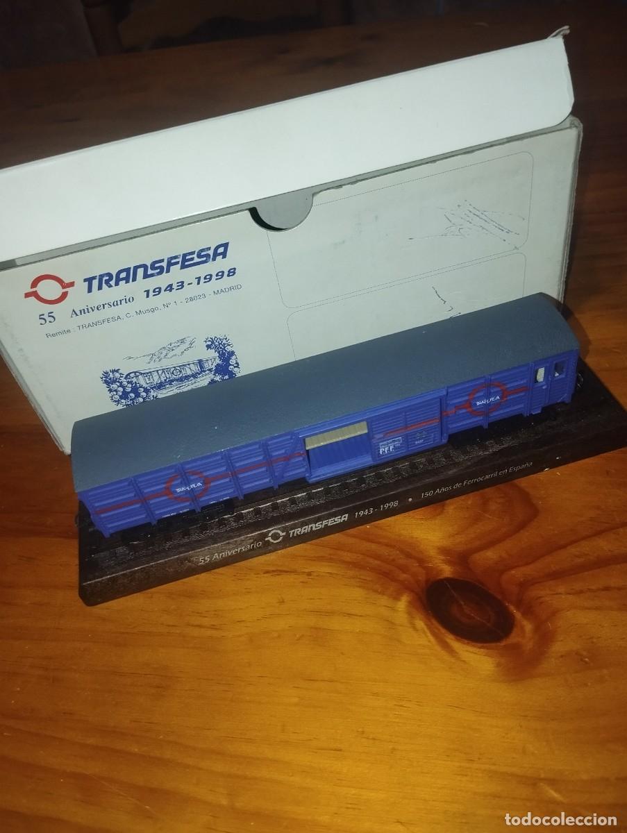 Trenes escala: Vag&oacute;n transfesa aniversario. - Foto 4