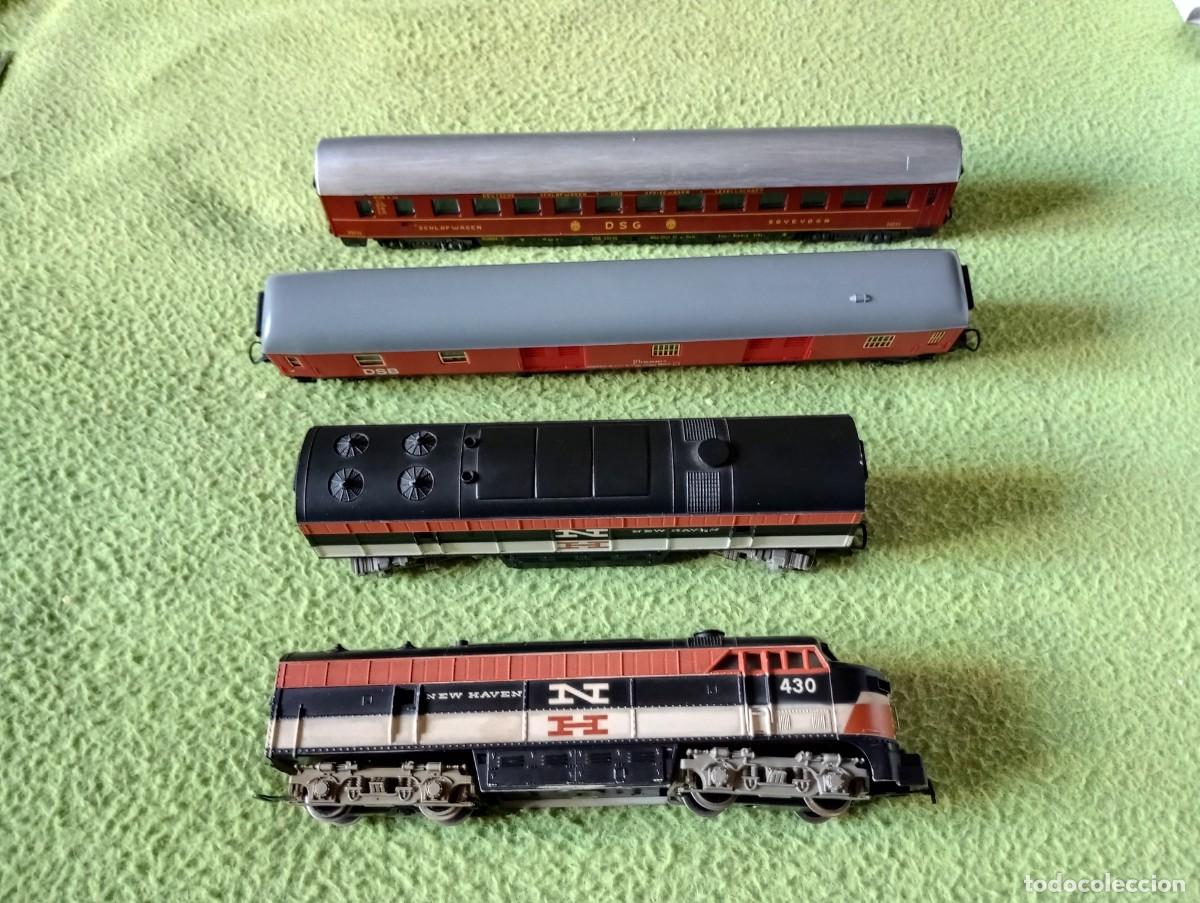 Trenes escala: tren de la E HO 1.87 analogico en muy buen estado