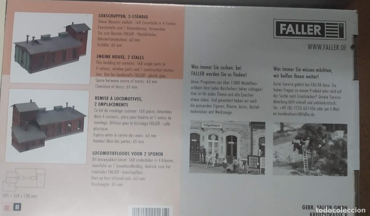 Trenes escala: FALLER H0. Ref 120161, 120533, 170826. Sin abrir. - Foto 5