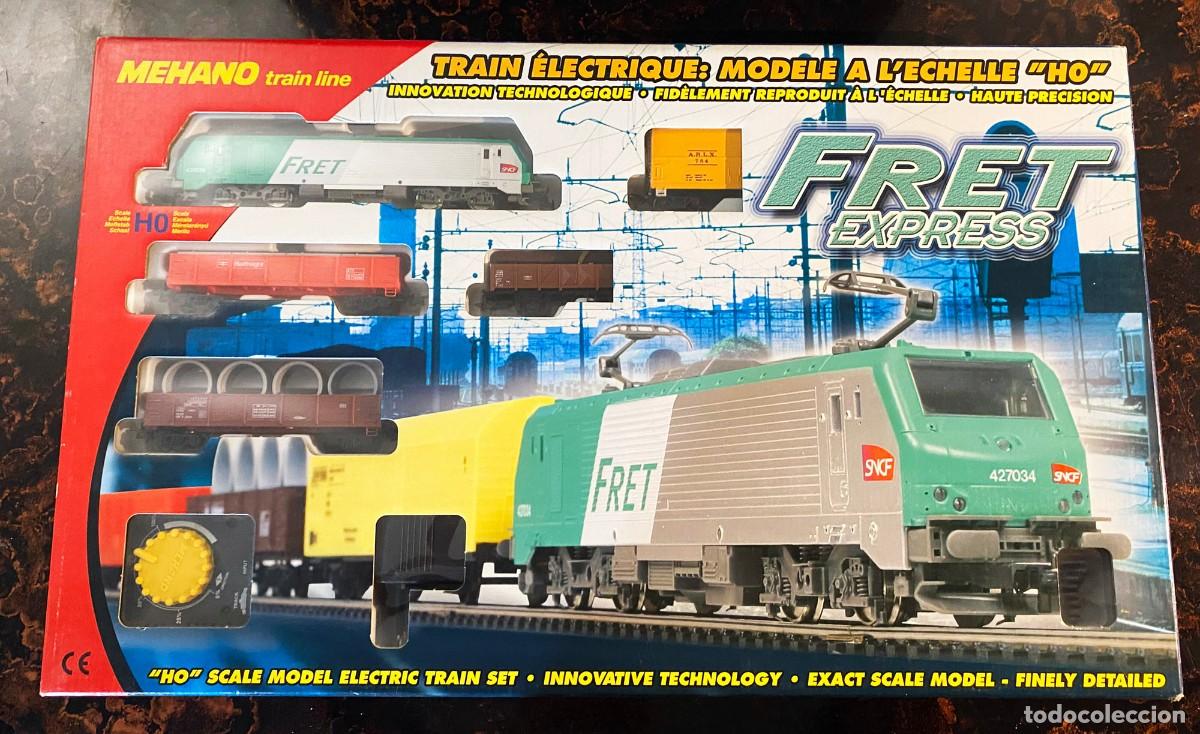 Trenes escala: Caja Tren Electrico MEHANO Fret Express escala HO