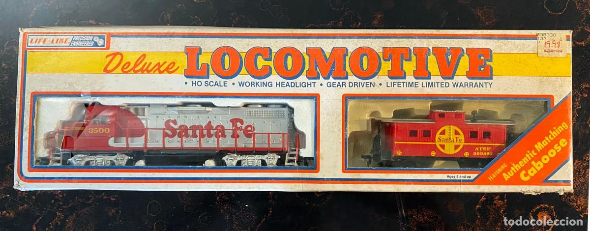 Trenes escala: Locomotora LIFE-LIKE Modelo GP38 con furg&oacute;n de cola. Escala HO