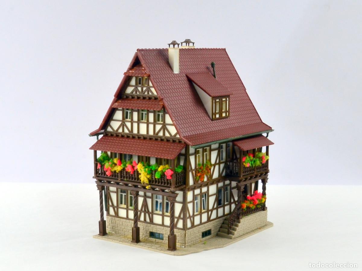 Trenes escala: Vollmer Edificios Escala H0 Casa Hist&oacute;rica de Entramado de Madera - Foto 1