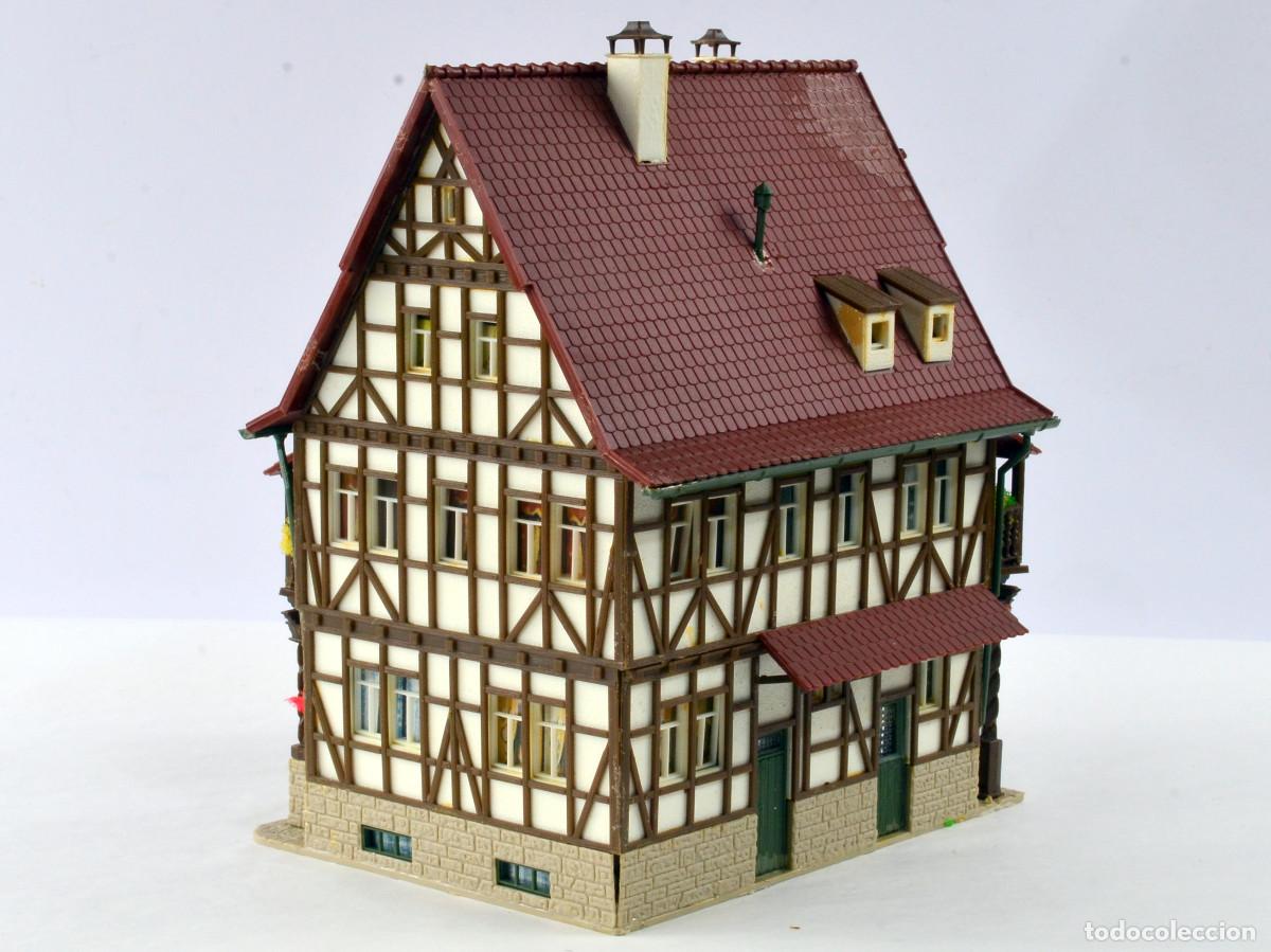 Trenes escala: Vollmer Edificios Escala H0 Casa Hist&oacute;rica de Entramado de Madera - Foto 4